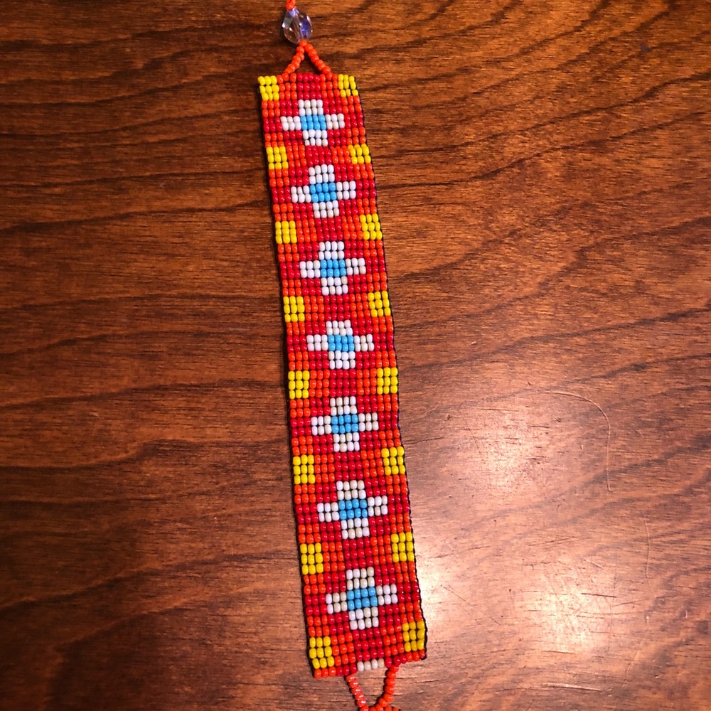 Beaded native style bracelet